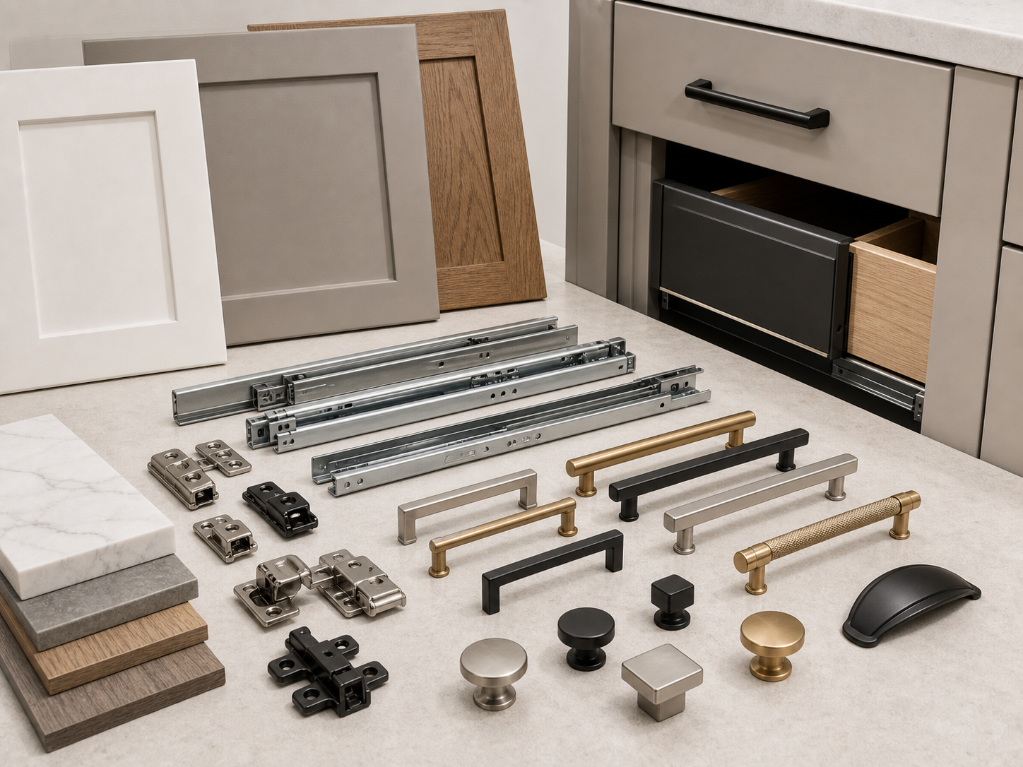Cabinet handles and hardware